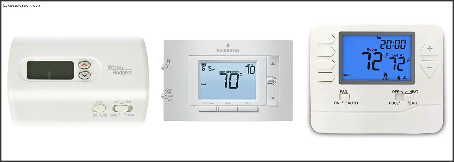 Top 10 Best Non Programmable Thermostat For Heat Pump Reviews [2022]