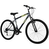 Huffy Hardtail Mountain Bike, Stone Mountain 26 inch, 21-Speed, Lightweight, Dark Blue